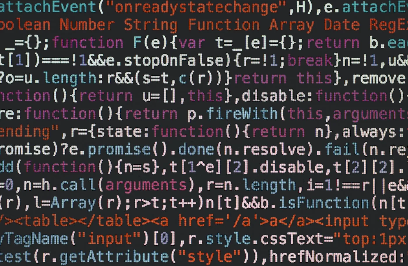 Structured data on a screen